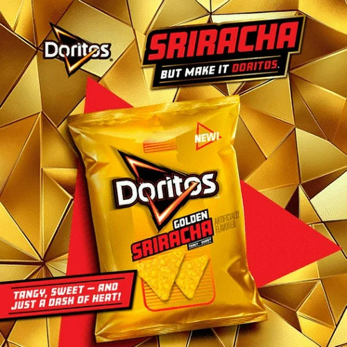 Doritos Golden Sriracha Tangy Sweet 262.2g