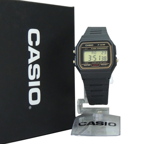 Relógio Casio Vintage Unissex F-91wg-9qdf - Nota Fiscal E Garantia Oficial Casio