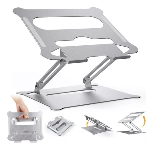Suporte Para Notebook Aluminio Vertical Multi Angulo Apoio