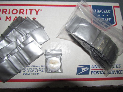 Millar De  Bolsas Ziploc Gris Plata 1x1 - Envio Gratis Dhl