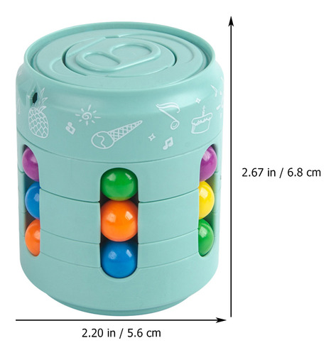 Juguete Educativo Con Forma De Cubo De Frijoles Para Niños C