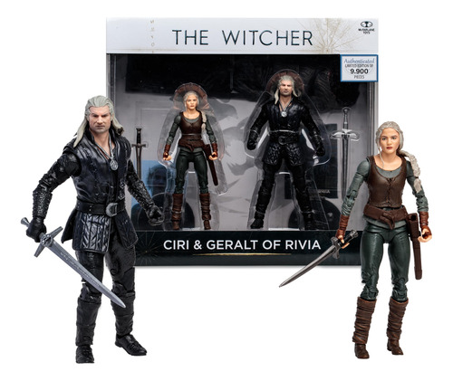 Mcfarlane - The Witcher 7in 2pk - Geralt Y Ciri (temporada .