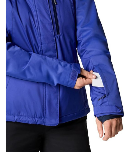 Campera Snowy Summit Insulated Mujer - Columbia Azul S Liso