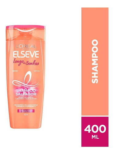 Kit C/ 4 Shampoo Longo Dos Sonhos 400ml Elseve