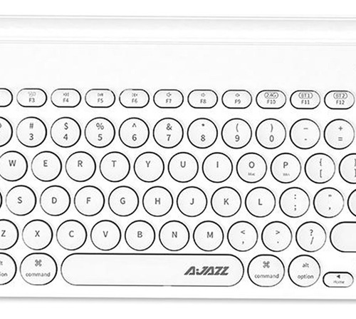 Escritorio 2,4g Inalámbrico Bt De Modo Teclado 79 Teclas