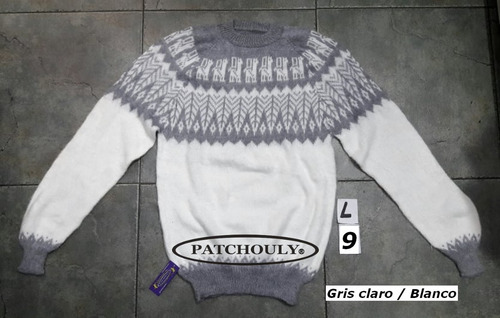 Imagen 8 de 9 de Sweater Pullover Lana Alpaca Llama Talle L Unisex Cap.fed.