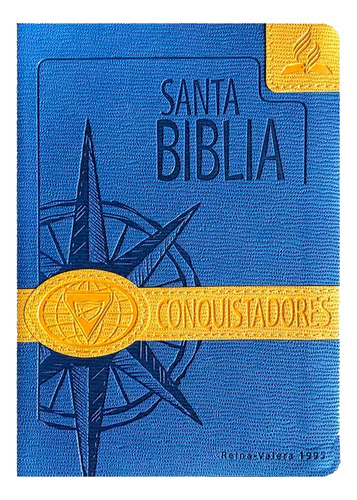 Biblia Reina Valera 1995 Conquistadores Azul Y Amarillo