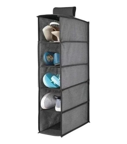 Organizador Colgante 5 Estantes Ropa Zapatillas Accesorios