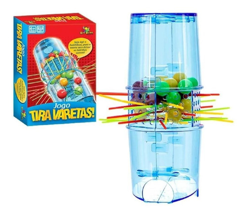 Jogo Tira Pega Varetas Brinquedo Infantil Menino Menina