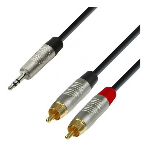 Cable Audio Rean Minijack  A 2 Rca Adam Hall K4ywcc0300