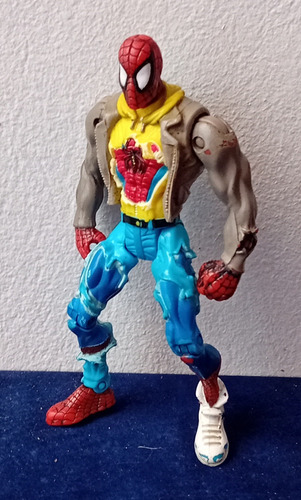 Figura De Spiderman Street Warrior 1999 Toy Biz 14 Cm (Usado)