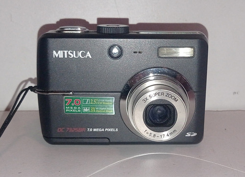 Câmera Digital Antiga Mitsuca 7.0 Megapixels Dc7325br + Capa (Usado)