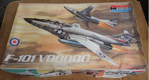 F-101 Voodoo Marca Monogram Escala 1/48 Modelo Vintage