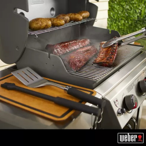 Weber - Juego De Herramientas Para Asar (acero Inoxidable)