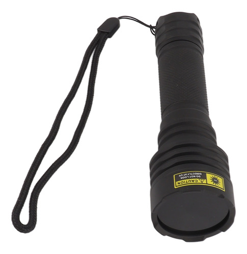Linterna Uv De 365 Nm Led De Detección Portátil Negra Óptica