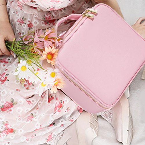 Bolsa De Maquillaje Con Espejo Bolsa Organizadora De Viaje P