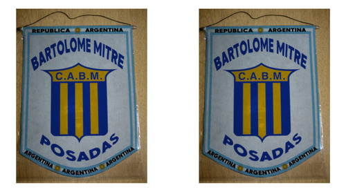 Banderin Grande 40cm Bartolome Mitre Posadas