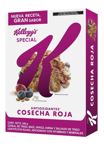 Cereal Special K Antioxidantes 340g Cosecha Roja