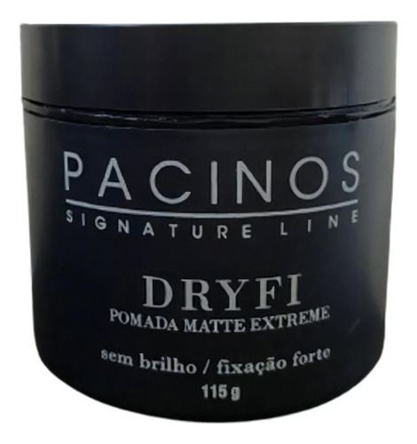 Pomada Pacinos Cabelo Matte Extreme Fixação Forte 115g