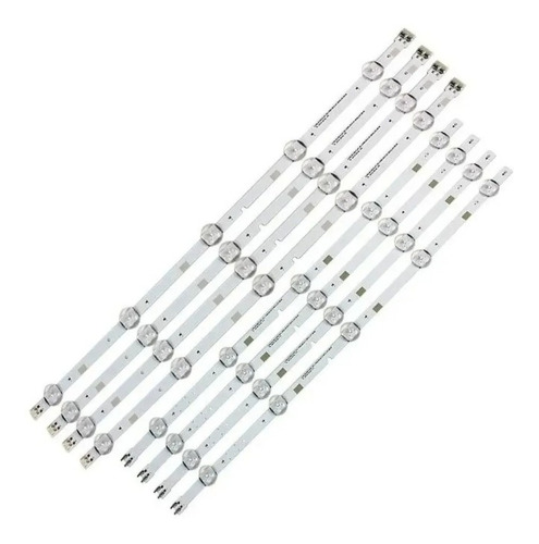 Kit 8 Barras De Led Un49j5200 Un49j5200ag Un49j5290 Completo