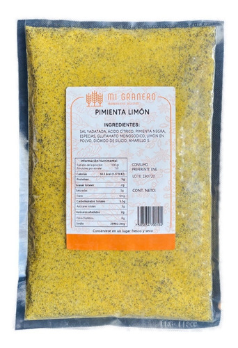 Pimienta Limón Sazonador 150 Gramos