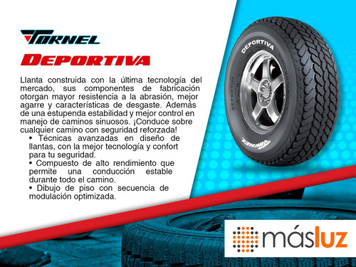 4 Llantas Deportiva Tornel P215/70r14 S96