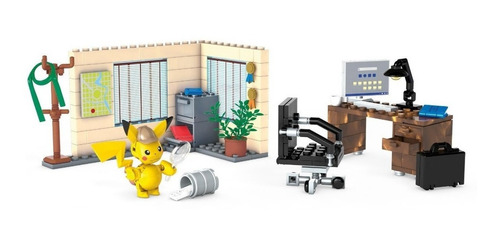 Pikachu Pokemon Detective Mega Construx Nuevo