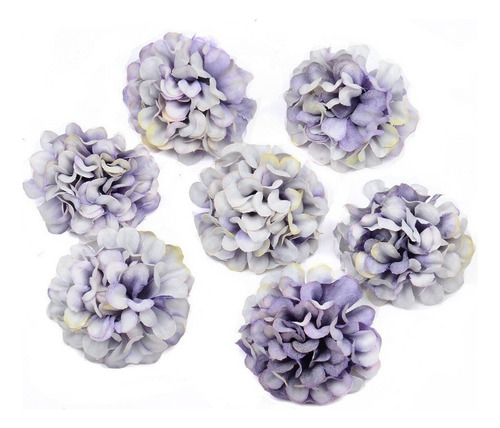 Fc 50pcs/lot Cabeza Hortensia Seda Artificial Barata