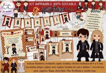 Comprar Kit Imprimible Candy Bar Harry Potter Editable Ppt