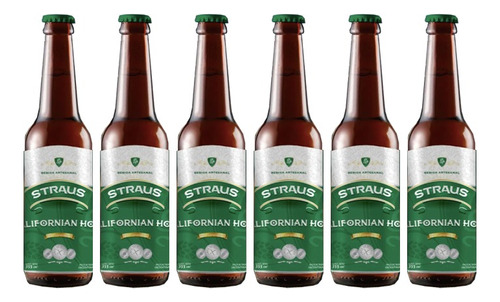 Cerveza Artesanal Straus Session Ipa 330ml Sin Tacc Pack X 6