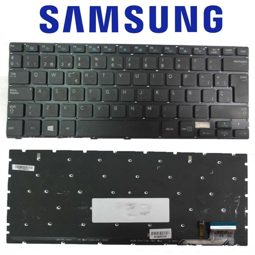 Teclado Samsung Np740u3e Np730u3 Negro/gris Backlight Nuevo,