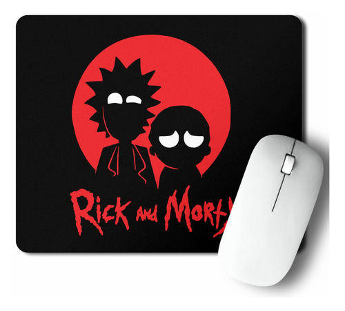 Mouse Pad Rick Y Morty Red (d1660 Boleto.store)