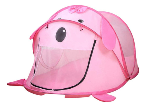 Carpa Casita Infantil Plegable Pop Up Perro Rosa Mt08988