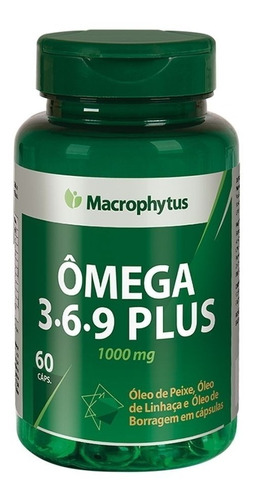 Omega 3-6-9 Plus 1000mg 60cps Macrophytus
