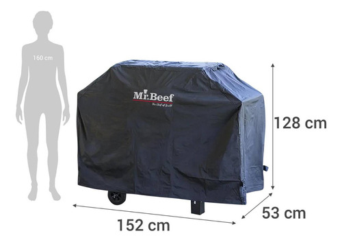 Funda Para Parrilla 152x53 Cm Mr Beef