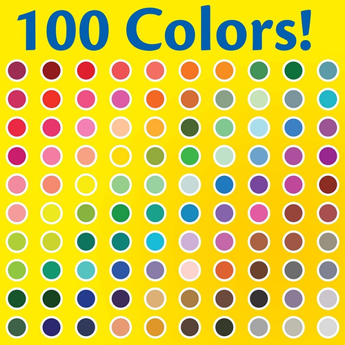 Crayola 100 Super Tips + 20 Silly Scents 120 Plumones Import