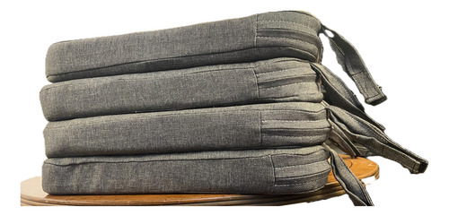 Cojín Rectangular Sublime Gris 40x45 Cm Para Interior Gris Liso