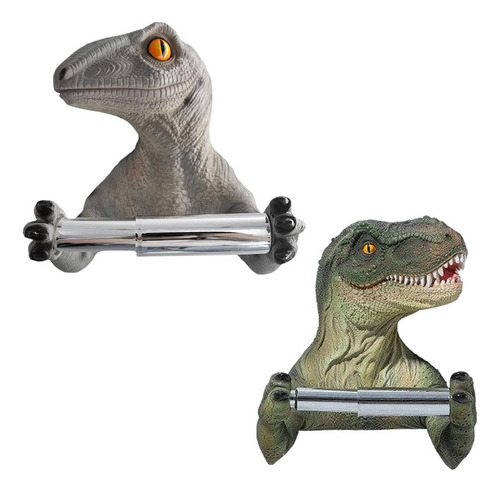 Organizador De Estante De Papel Higiénico De Dinosaurio Sin
