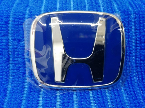 Emblema Volante Honda Color Azul Con Plata De 50mm X 40mm