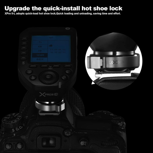 Transmisor Inalámbrico Xproii-c Ttl Para Flash Con Bluetooth