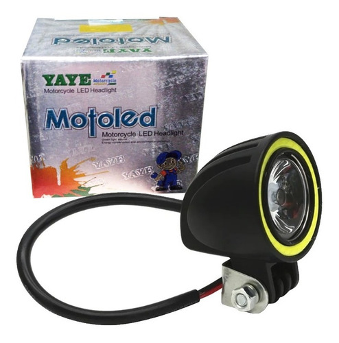 Exploradora Luz Led Moto Carro Alta Potencia Ojo Angel Multi