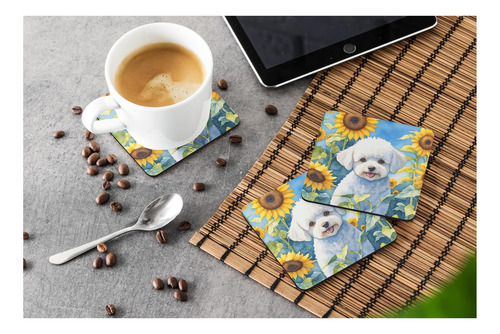 Posavasos De Espuma Carolines Treasures Con Forma De Bichón