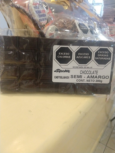 Chocolate Para Repostería Laposse Semiamargo C/ 10 Barras