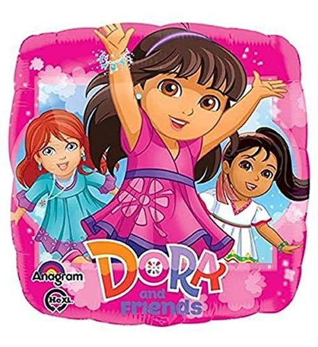 Globo Multicolor De Dora La Exploradora-18in.marca Pyle