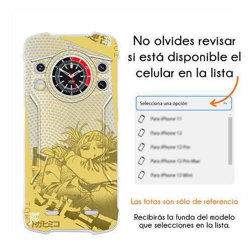 Funda Para Cubot Himiko Toga Liga De Villanos Frente De Liberación Paranormal My Hero Academia Boku No Hero Anime Twice