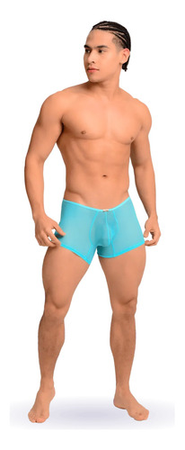 Boxer Cachetero Malla Transparencia Hombre