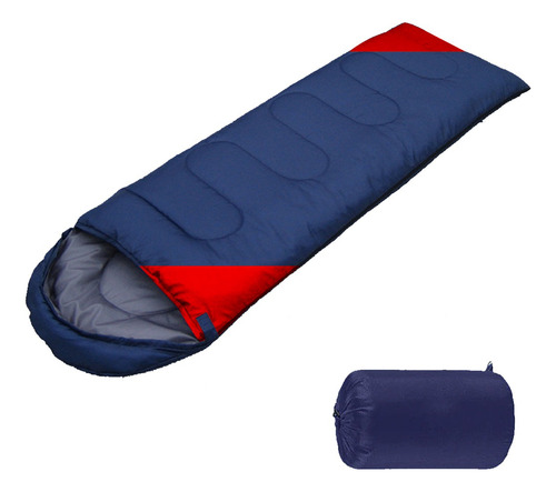 Bolsa De Dormir Abrigada Con Capucha Camping Outdoor 