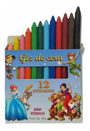 10 DESENHOS PARA COLORIR PRINCESAS ANIMAIS EDUCATIVO + 12 GIZ DE