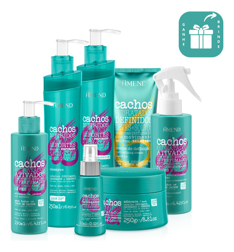 Amend Kit Cachos 7 Sh Con Mas Abertos Óleo Ativ Day After