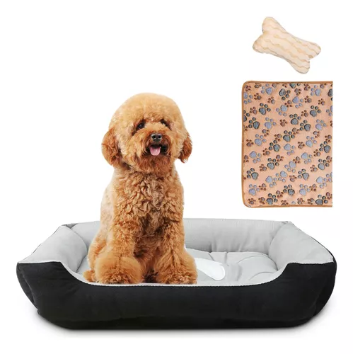 Tapete para jaula de perro (42 x 28 pulgadas), tapete suave para cama de  perro con bonitos estampados, almohadilla personalizada, parte inferior